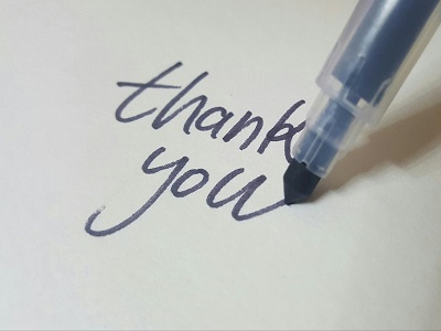 pixabay Schriftzug Thank you