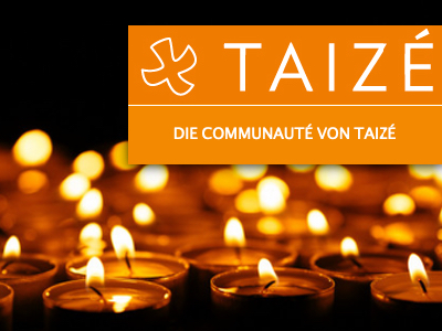 Foto: Logo der Communauté de Taizé, Montage: KiP