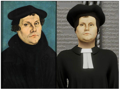 Martin Luther als Avatar