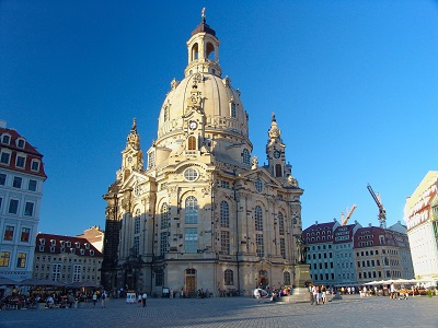 Außenaufnahme Frauenkirche Dresden