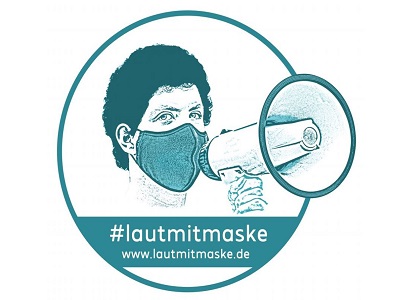 Logo der Aktion Laut mit Maske