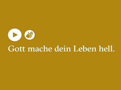 Ein Segensspruch