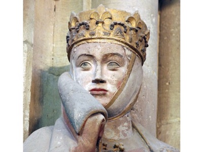 Linsengericht Bild von der Figur Uta von Naumburg