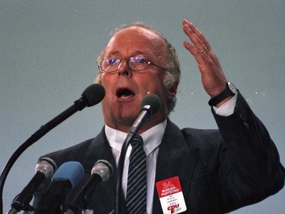 Norbert Bluem beim Bundesparteitag 1988 in Wiesbaden